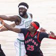 Neemias Queta em ação frente aos Toronto Raptors