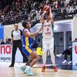 Diogo Brito esteve sensacional ao concretizar 4 de 6 triplos, mas não chegou -         Foto: FIBA