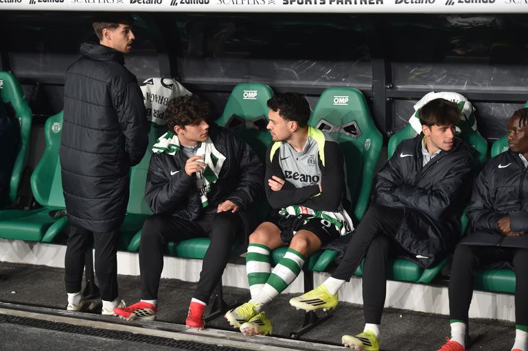 Banco do Sporting contra o Estoril. Foto: Miguel Nunes