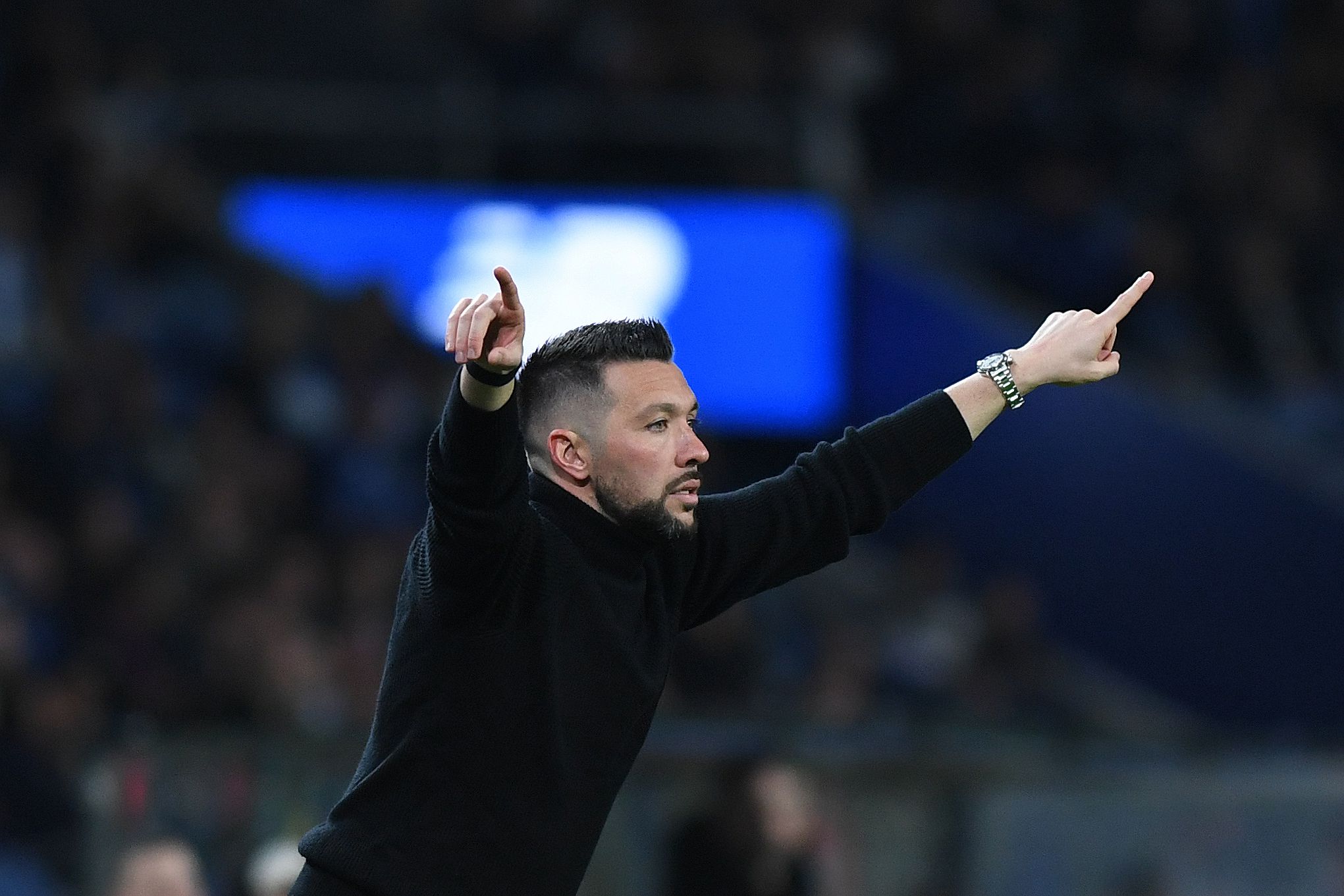 Farioli no FC Porto-Arouca — Foto: Rogério Ferreira/KAPTA+