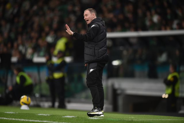 Ian Cathro em Alvalade. Foto: Miguel Nunes