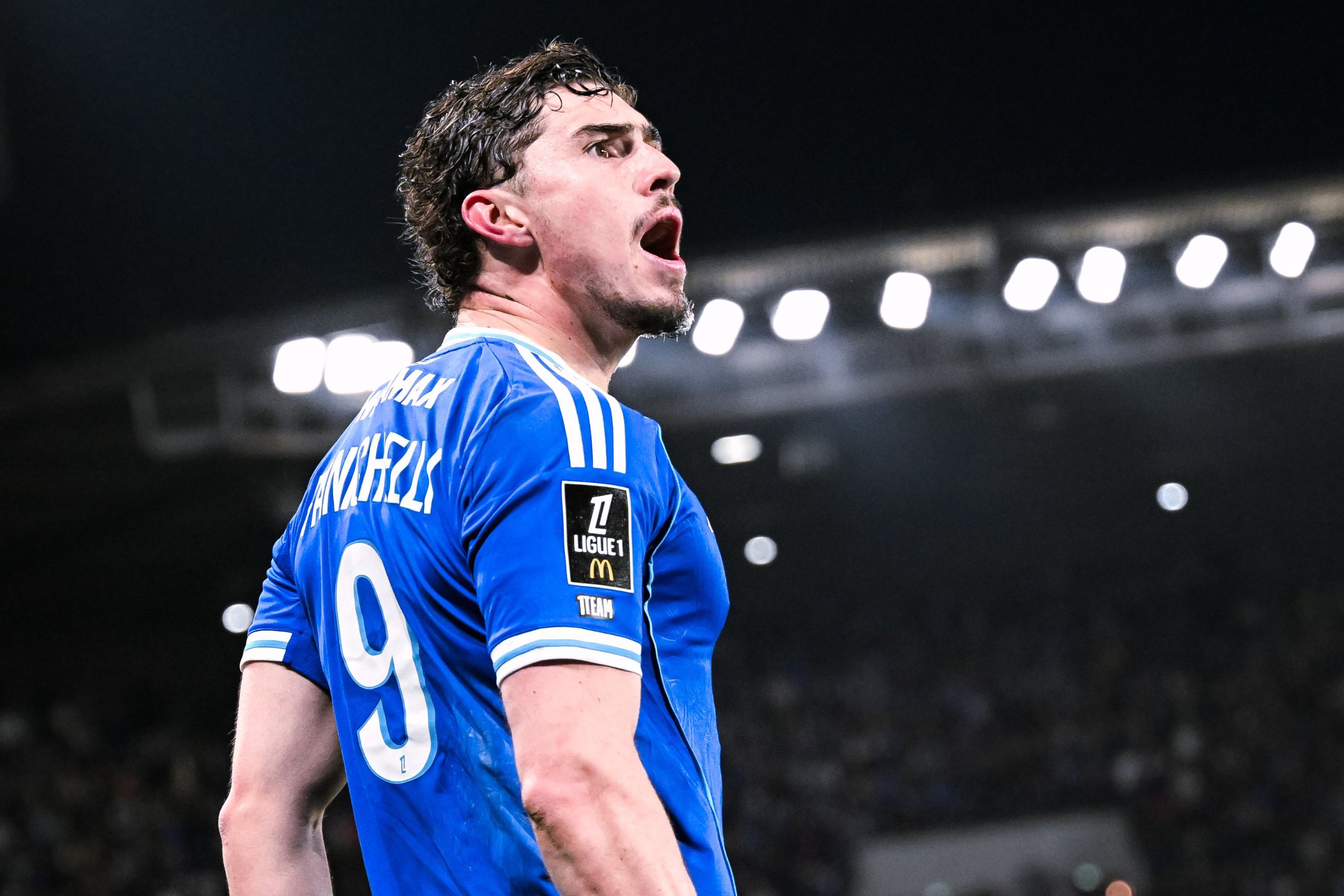 Panichelli abriu o marcador com um golaço e igualou Greenwood na lista de melhores marcadores - Foto: Estrasburgo (RSCA)