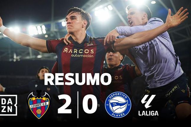 Bis de jovem de 20 anos dá vitória a Luís Castro no Levante (resumo)