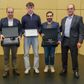 Frederico Gonçalves, Paulo Gomes, Alexandre Tverdohlebov, Diogo Domingos e Tomaz Morais na cerimónia de entrega das placas de certificação - Foto: Sporting CP