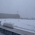 Neve volta a «invadir» estádio do Montalegre