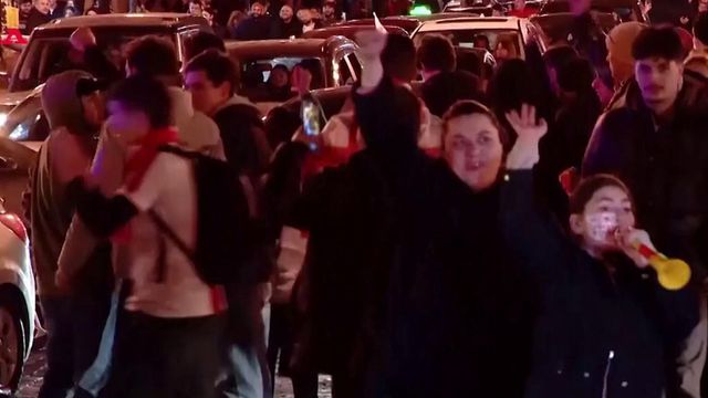 Geórgia: a festa tremenda após histórica qualificação para o Europeu