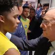 Florentino Pérez visitou balneário do Brasil e deixou mensagem a Endrick(vídeo)
