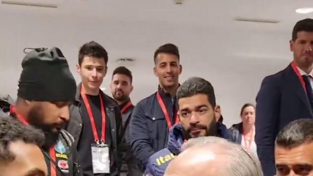 Presidente do Real no balneário do Brasil: pede camisola a Rodrygo e «espera» por Endrick