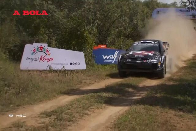 As espetaculares imagens do «shakedown» do rali do Quénia