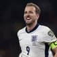 Harry Kane a celebrar o 70.º golo pela Inglaterra