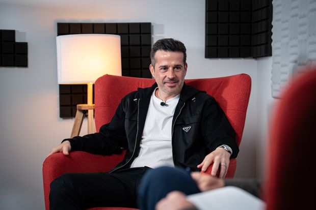 Marco Silva entrevistado nas instalações de A BOLA (foto: André Carvalho)