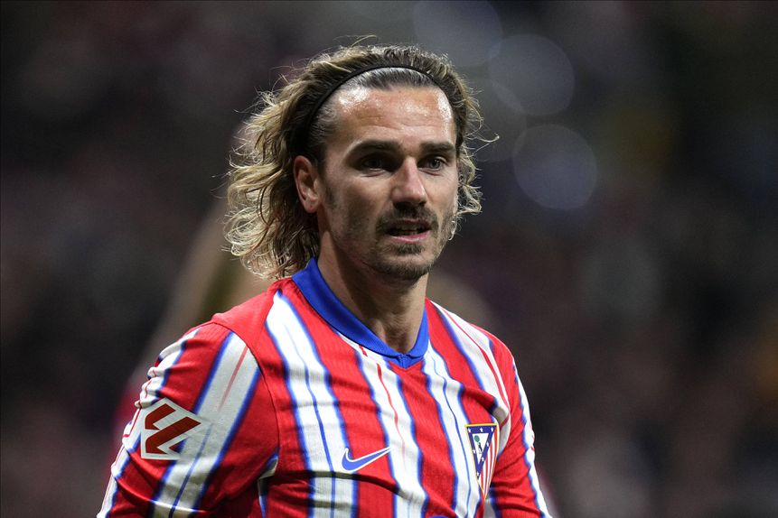 Antoine Griezmann durante o Atlético de Madrid-Barcelona (IMAGO)