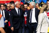 Claudio Ranieri e Gian Piero Gasperini à conversa