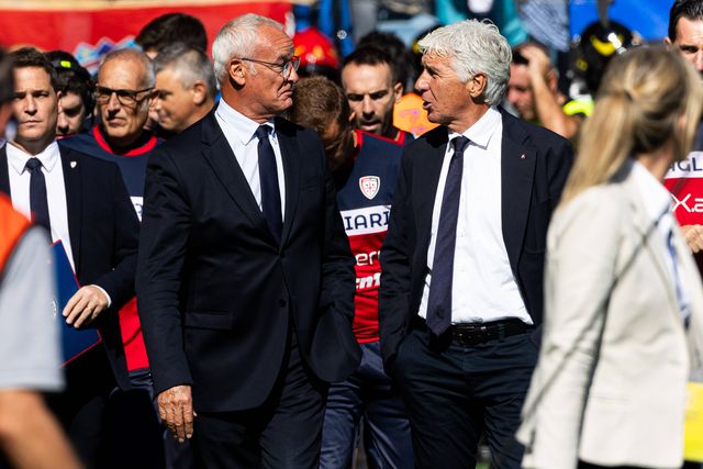 Claudio Ranieri e Gian Piero Gasperini à conversa