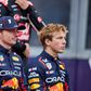 Max Verstappen ao lado de Liam Lawson como colega de equipa na Red Bull