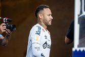Neymar a representar o Santos