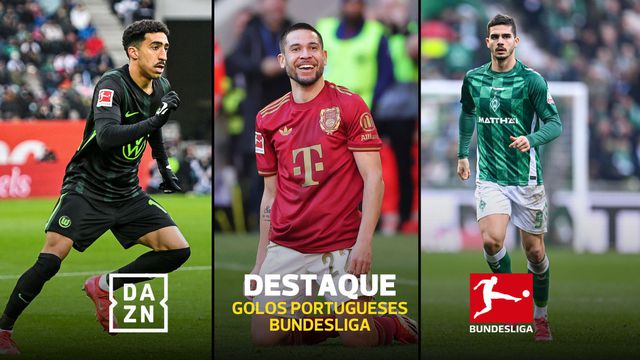 Portugal em destaque na Bundesliga: veja os golos portugueses na Alemanha