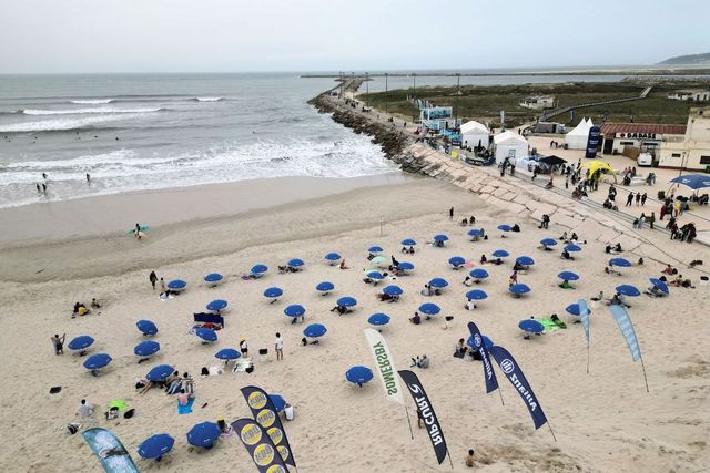 Praia do Cabedelo recebe a primeira etapa da Liga MEO. Foto Jorge Matreno/ANSurfistas