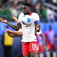 Alphonso Davies, capitão do Canadá, a representar o seu país na Liga das Nações Concacaf