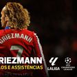 Griezmann está aí para as curvas: golos e assistências nesta época (vídeo)