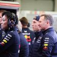Liam Lawson e Christian Horner, Chefe de Equipa da Red Bull