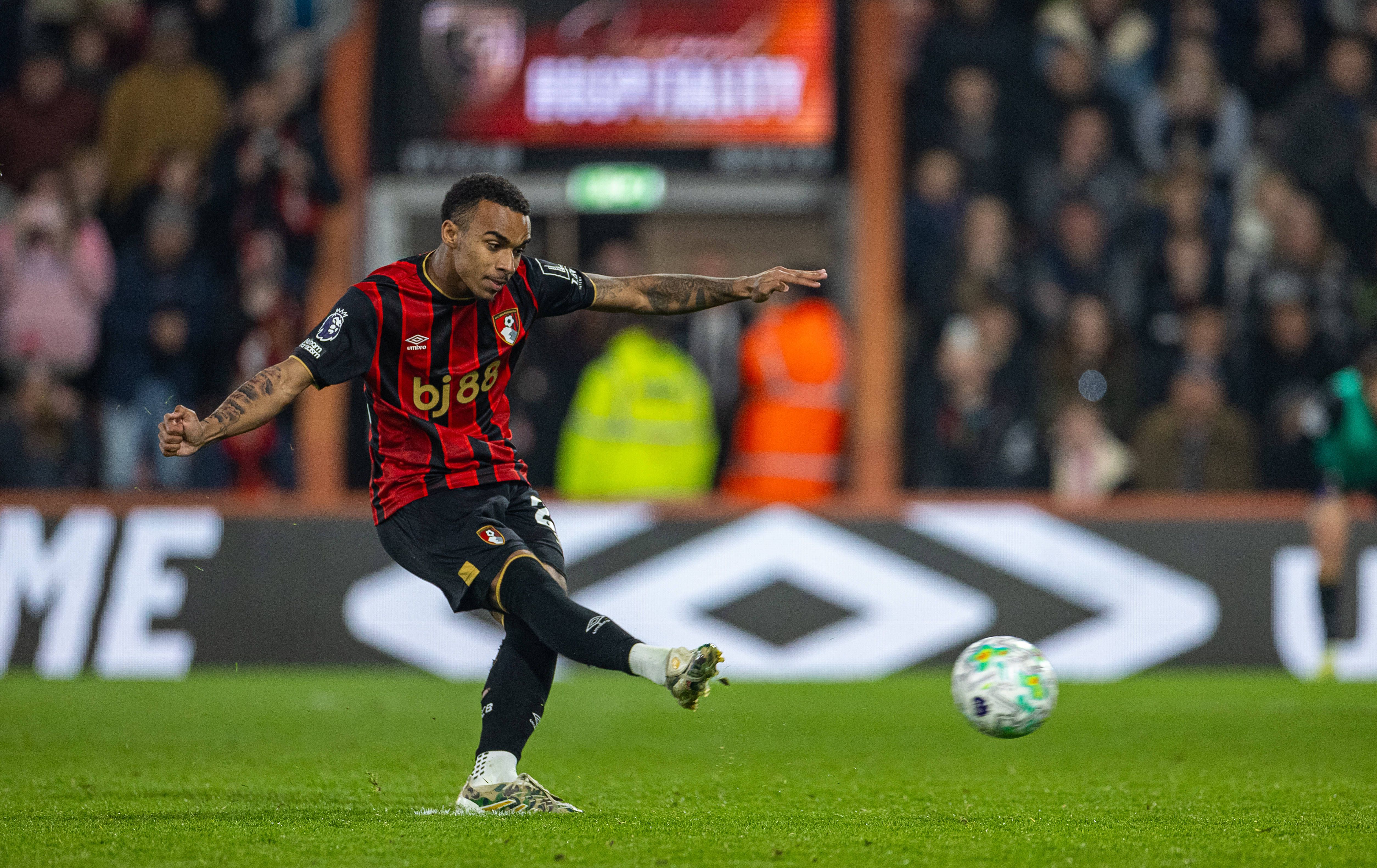 Junior Kroupi, ponta de lança de 19 anos do Bournemouth (França), foto: Imago