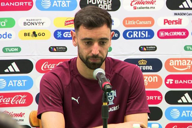 Bruno Fernandes desvaloriza ausência de Ronaldo e Bernardo Silva