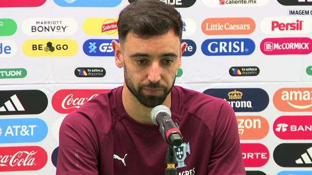 Bruno Fernandes desvaloriza ausência de Ronaldo e Bernardo Silva