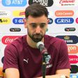 Bruno Fernandes desvaloriza ausência de Ronaldo e Bernardo Silva