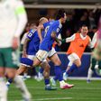Festejos da seleção italiana diante da Irlanda do Norte