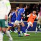 Festejos da seleção italiana diante da Irlanda do Norte