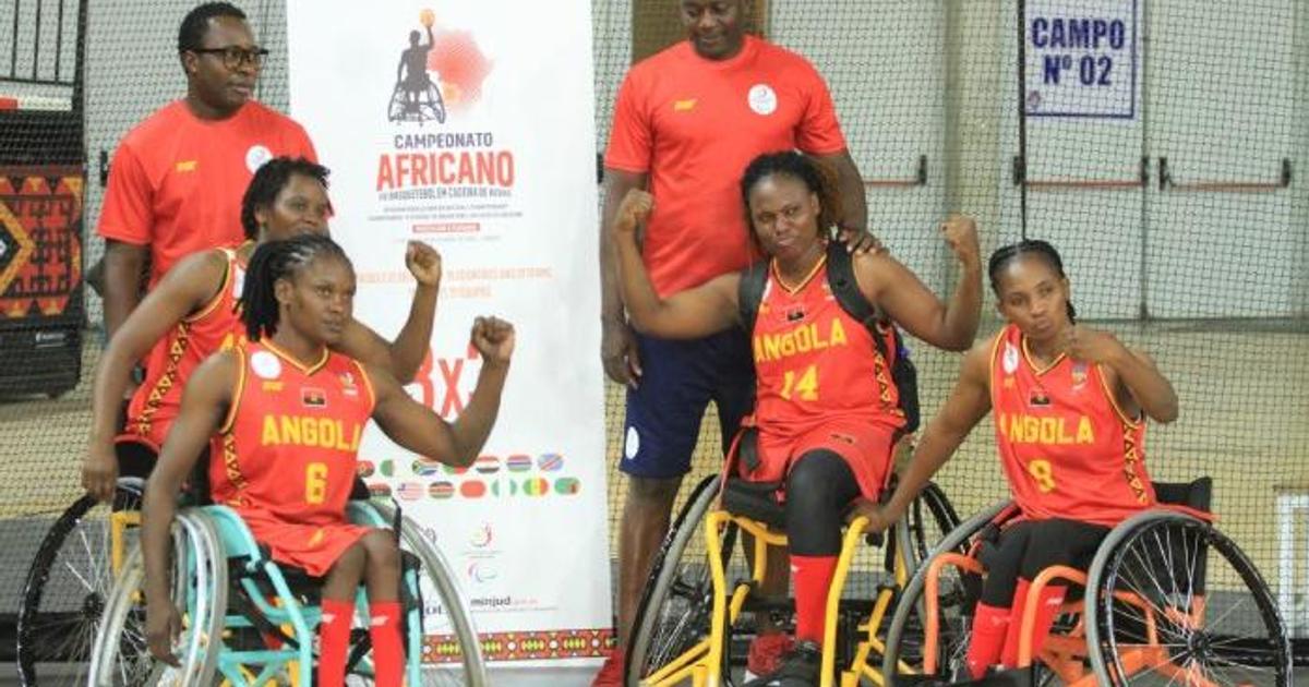 Angola em busca de histórico Mundial de basquetebol em cadei