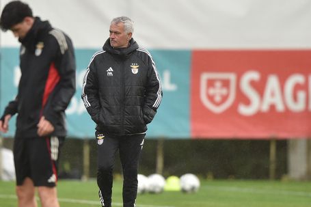 José Mourinho, treinador do Benfica (foto: Miguel Nunes)