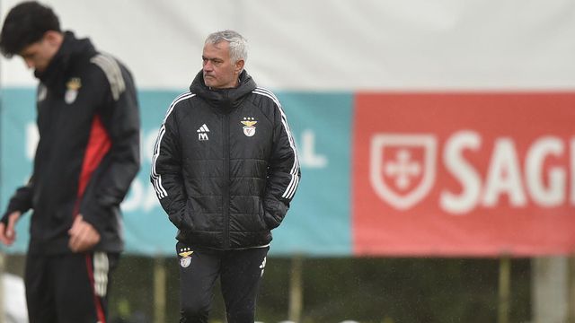 José Mourinho, treinador do Benfica (foto: Miguel Nunes)