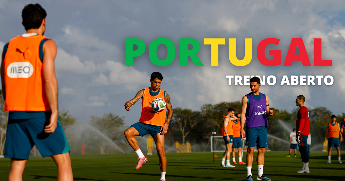 Direto: siga o último treino da Seleção antes do Portugal-México