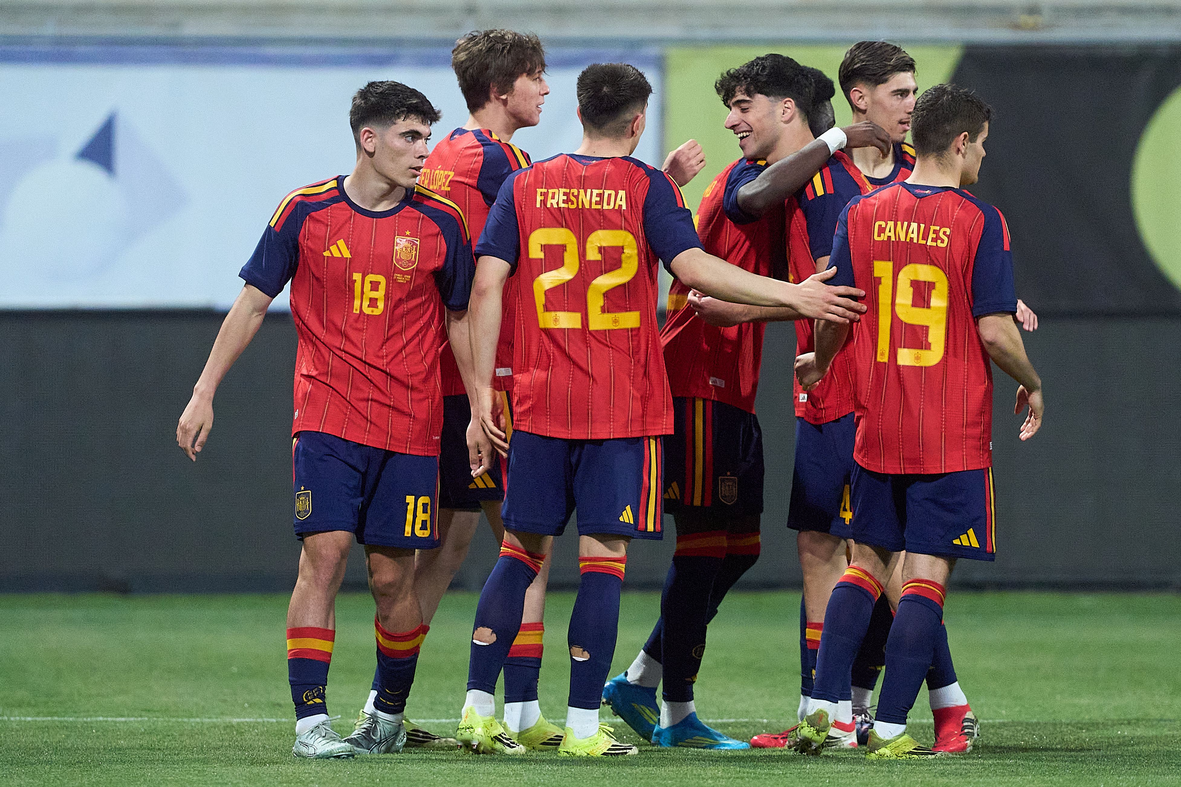 Festejos da seleção sub-21 de Espanha - Foto: @SEFutbol/X