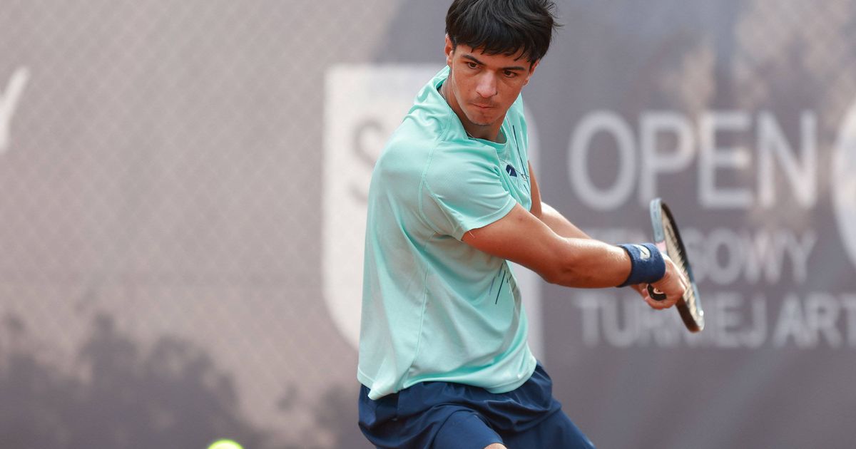 Tiago Pereira na final de pares do Challenger de Alicante