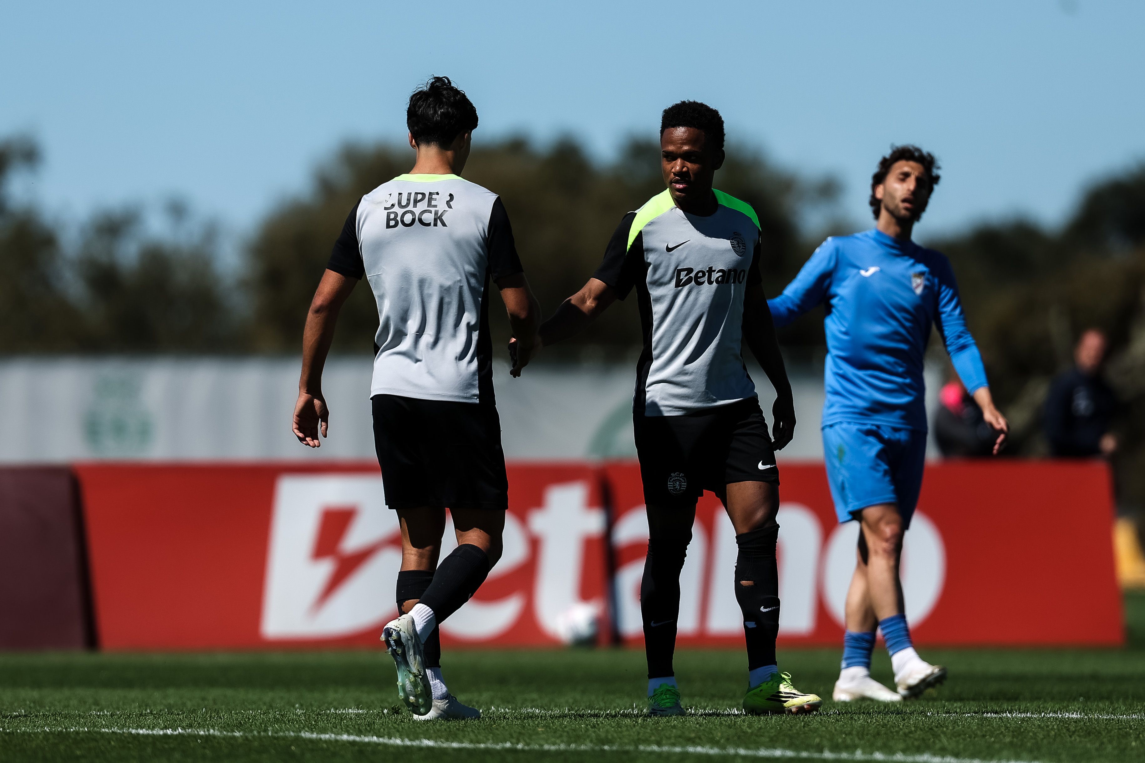 Geny Catamo marcou um dos golos da manhã na Academia - Foto: SPORTING CP