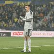 Trubin, guarda-redes do Benfica, ao serviço da seleção da Ucrânia