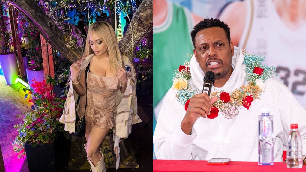 Princess Santiago (Foto: Instagram) e Paul Pierce (Foto: IMAGO)