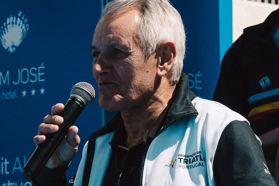 Francisco Feijão, presidente da federação de triatlo      Fotografia FTP