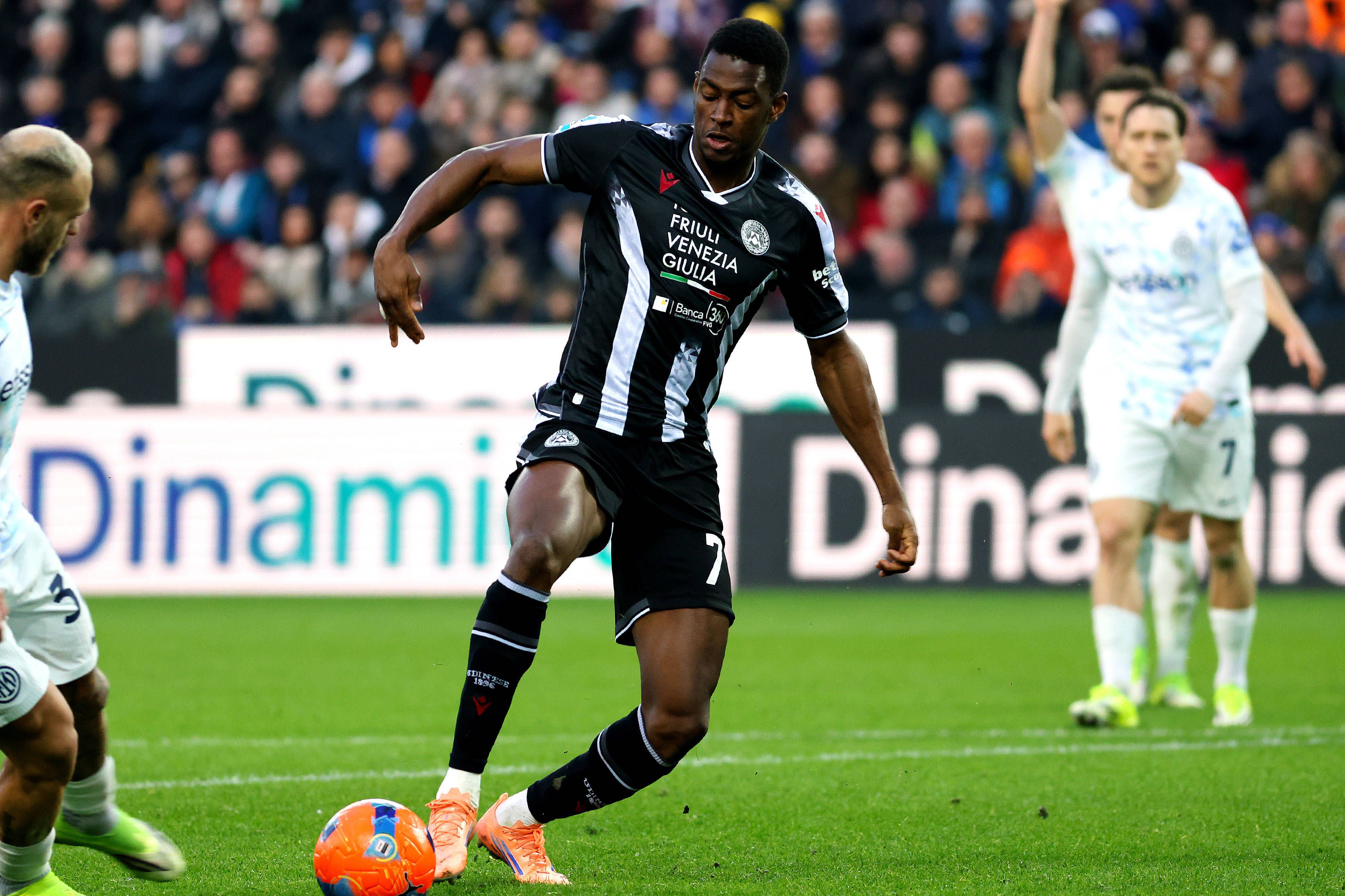 Idrissa Gueye, ponta de lança de 19 anos da Udinese (Senegal), foto: Imago