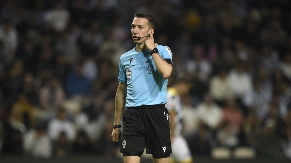 Miguel Nogueira foi o árbitro do Boavista-Sporting (foto: Grafislab)