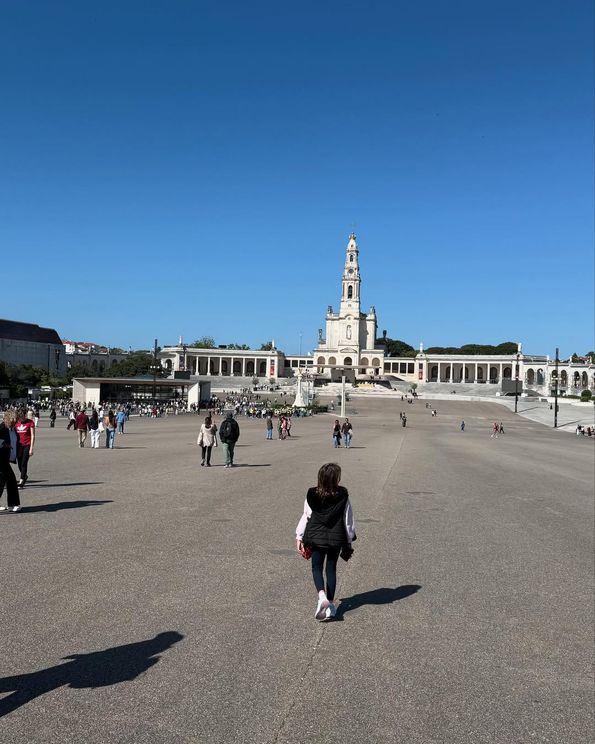Di María visitou Fátima (Foto: Instagram/Di María)