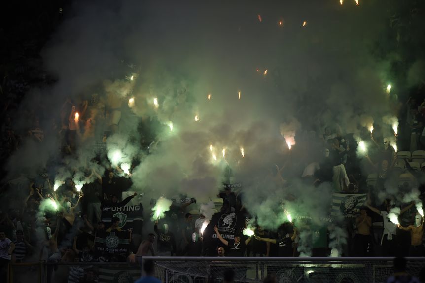 Pirotecnia continua a custar caro ao Sporting  (Foto Grafislab)