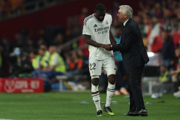 Rudiger pede desculpa pelos atos no final do Barcelona-Real Madrid