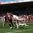 Golo na compensação vale um ponto ao Man. United frente ao Bournemouth