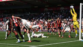 Golo na compensação vale um ponto ao Man. United frente ao Bournemouth