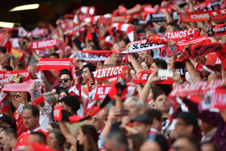 Adeptos do Benfica  (foto: Miguel Nunes)
