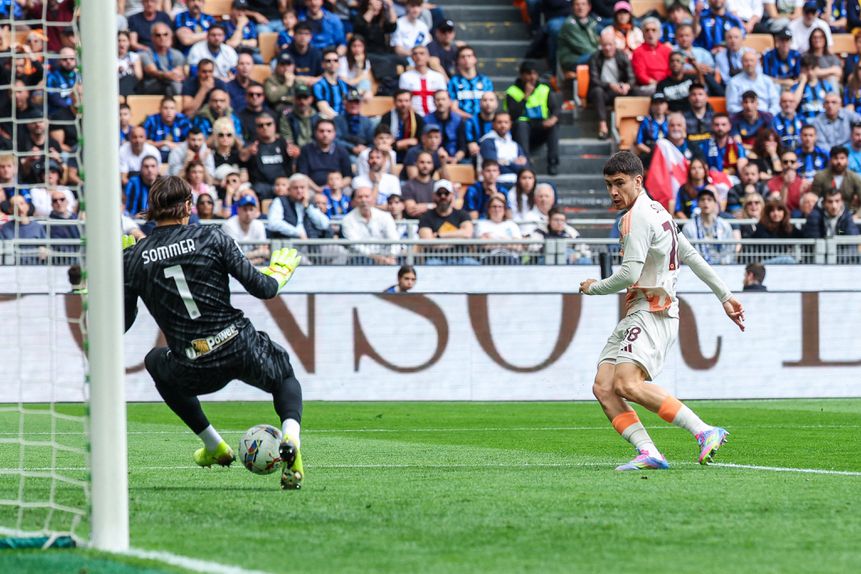 Matías Soulé fez o golo da Roma que derrotou o Inter